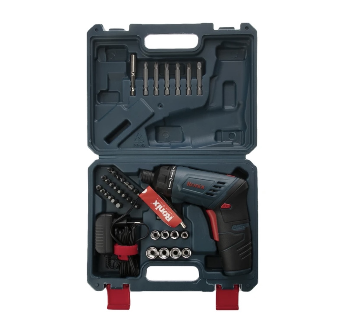 پیچ گوشتی شارژی تاشو 3.6 ولت رونیکس مدل 8530 - Image 3