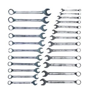 ست آچار یکسر تخت و رینگی توسن مدل TI101-S25