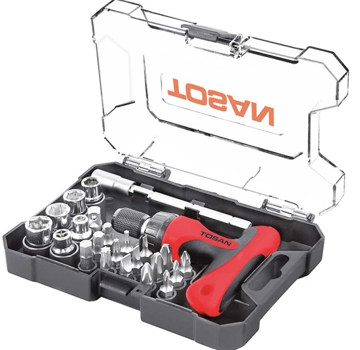 ست پیچ گوشتی و بکس توسن مدل T814-S24