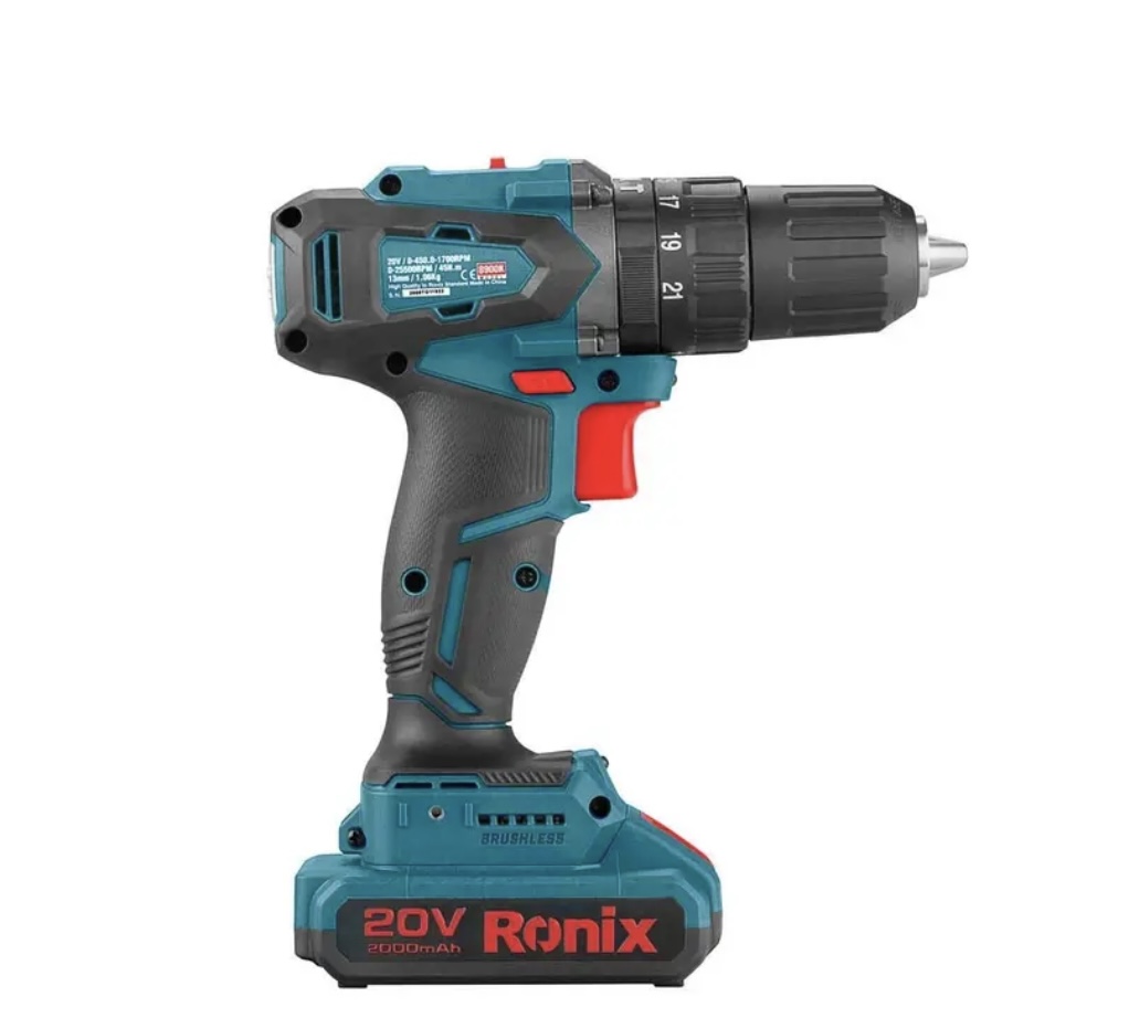 دریل پیچ گوشتی چکشی شارژی براشلس رونیکس مدل 8900 - Image 3