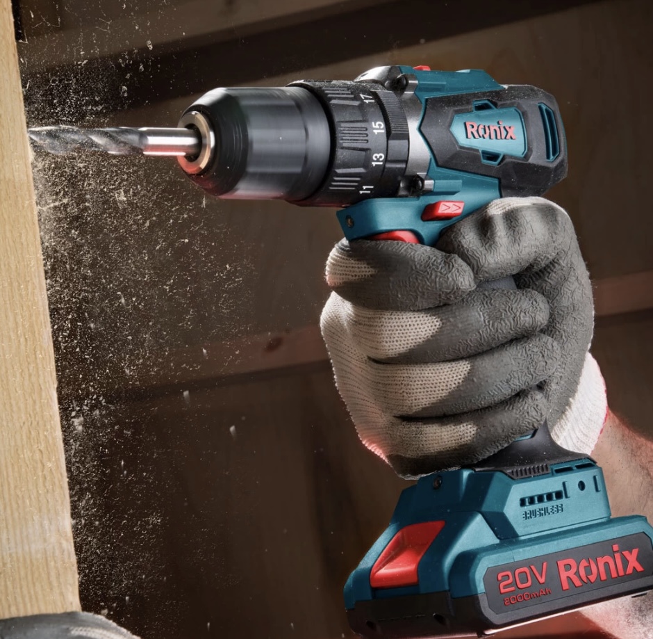 دریل پیچ گوشتی چکشی شارژی براشلس رونیکس مدل 8900 - Image 7