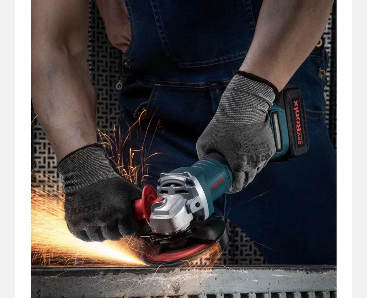 مینی فرز شارژی رونیکس مدل 8657 براشلس ۲۰ ولت - Image 6