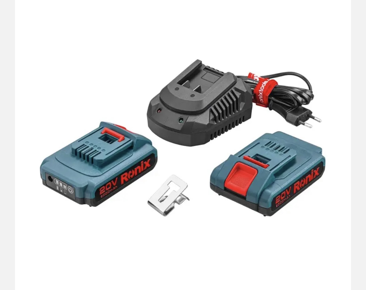 کیت دریل پیچ گوشتی چکشی شارژی رونیکس مدل 8900K - Image 6