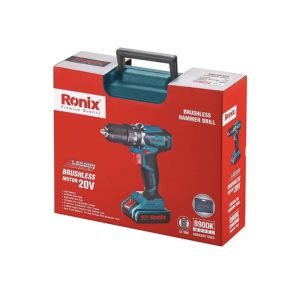 کیت دریل پیچ گوشتی چکشی شارژی رونیکس مدل 8900K
