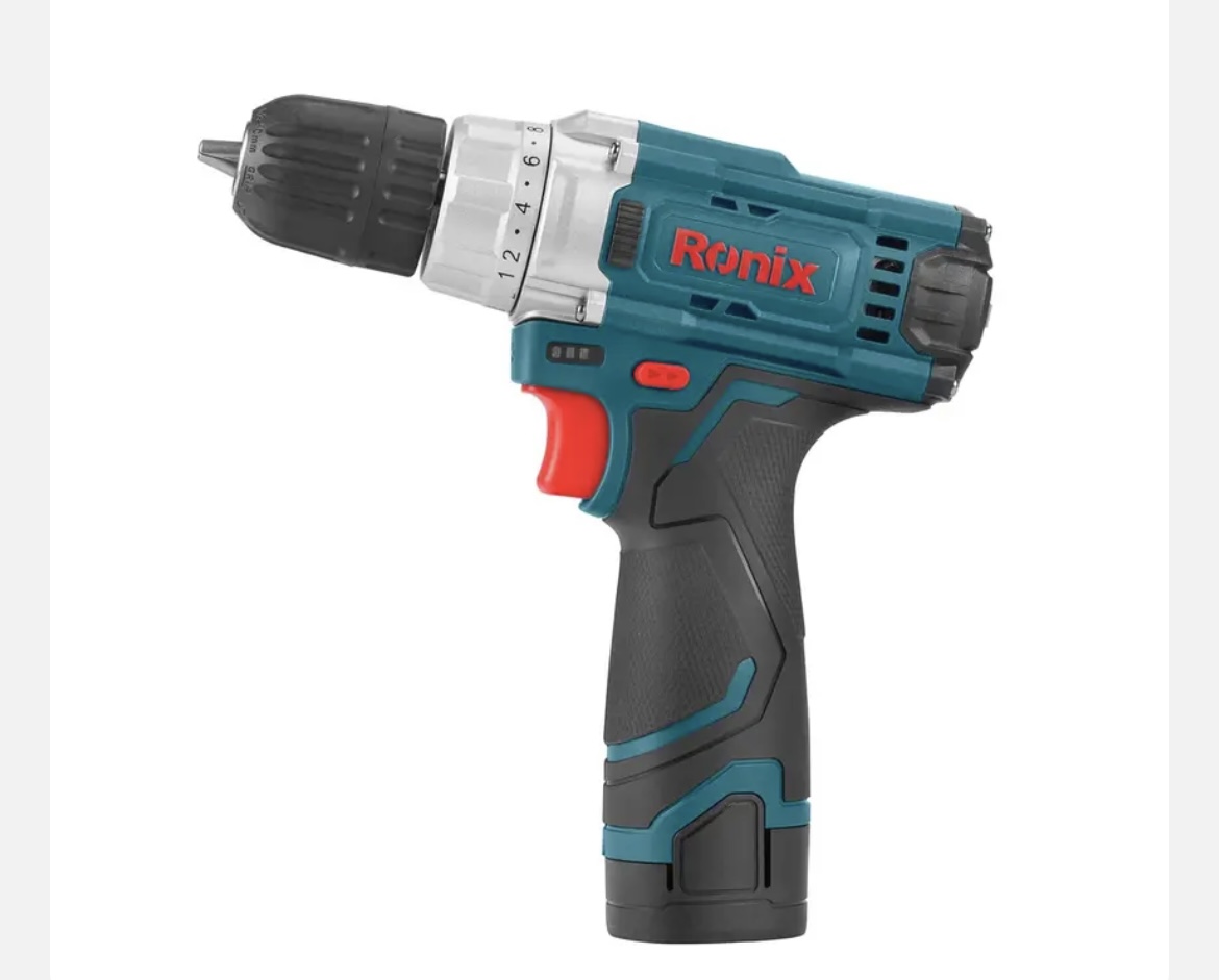 دریل پیچ گوشتی شارژی رونیکس مدل 8613 باتری لیتیوم ۱۲ ولت اتوماتیک