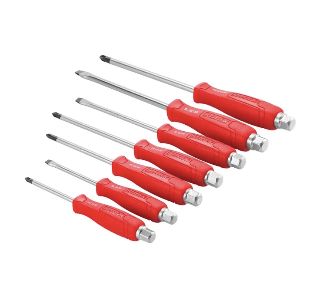 ست پیچ گوشتی ۷ عددی رونیکس مدل RH-2910 ضربه خور - Image 2