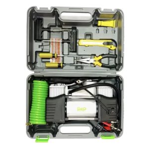 پمپ باد فندکی پی ای پی مدل AC1502 دو سیلندر با برق و آداپتور